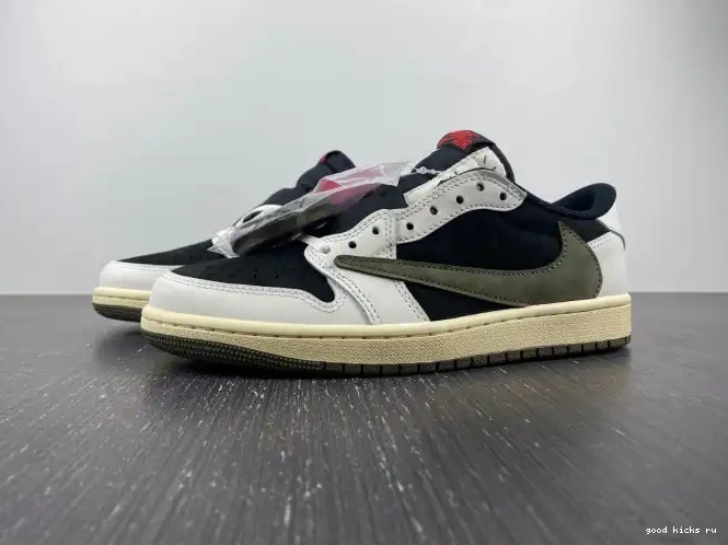 Scott Air Jordan Olive Low Travis 1 WMNS OG x DZ4137-106 0624